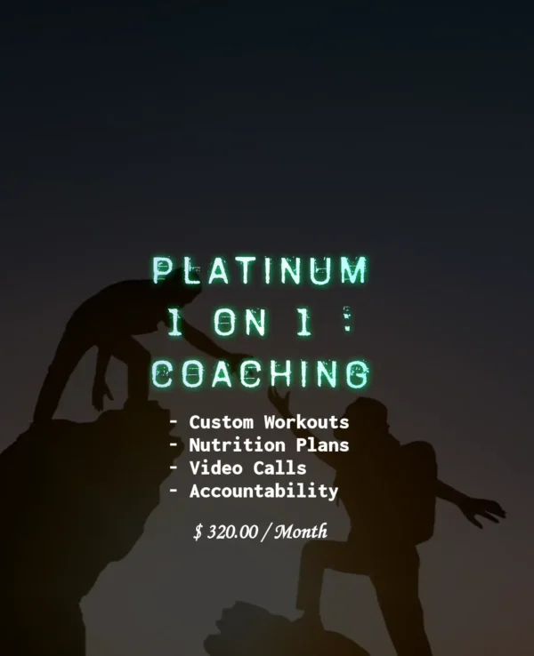 Platinum 1 on 1 Coaching Monthly